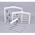 EISHO Wood Multilayer Towel Hanger